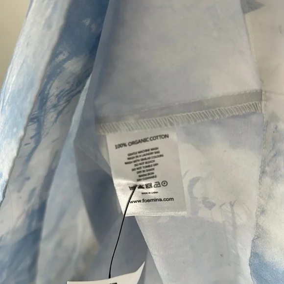 FOEMINA Alice Dress Cirrus Print Icy Blue - Picture 9 of 12